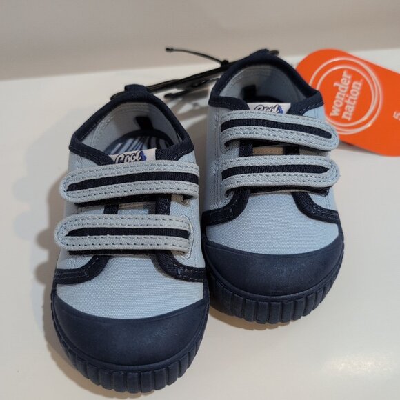 Wonder Nation Toddler Cool To Be Kind Blue Slip On Shoes Size 5 Boys - Picture 2 of 5